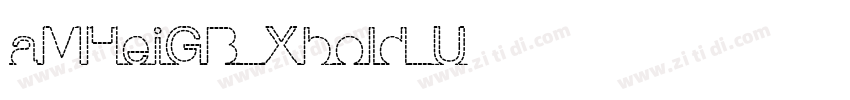 aMHeiGB Xbold U字体转换